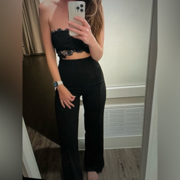 Pants - Black jumpsuit